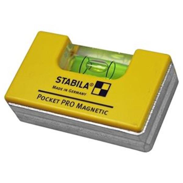 STABILA 17768 - Vodováha Pocket PRO Magnetic, s extra silným magnetem a garancí pravého úhlu