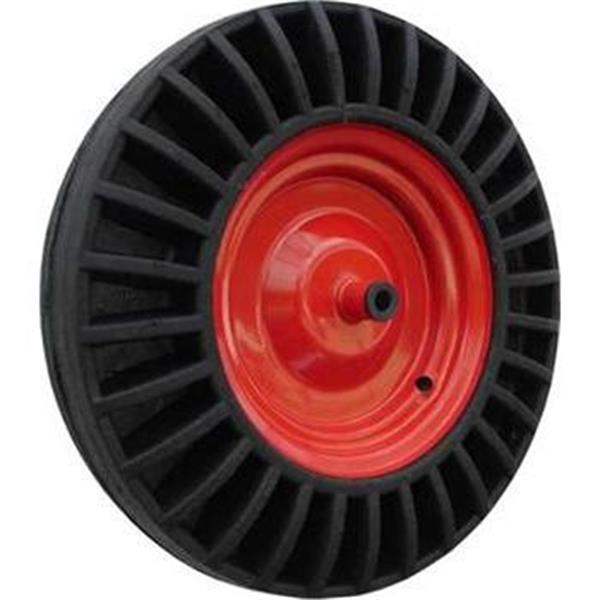 11950 - Kolo náhradní pr. 400 mm na stavební kolečko, osa 12 mm, plný bantam, nosnost 250 kg