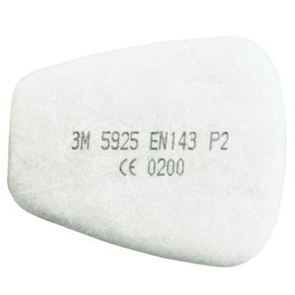 3M 5925 - Filtr náhradní P2 pro polomasky řady 6000 a 7500 (bal. 2 kusy)