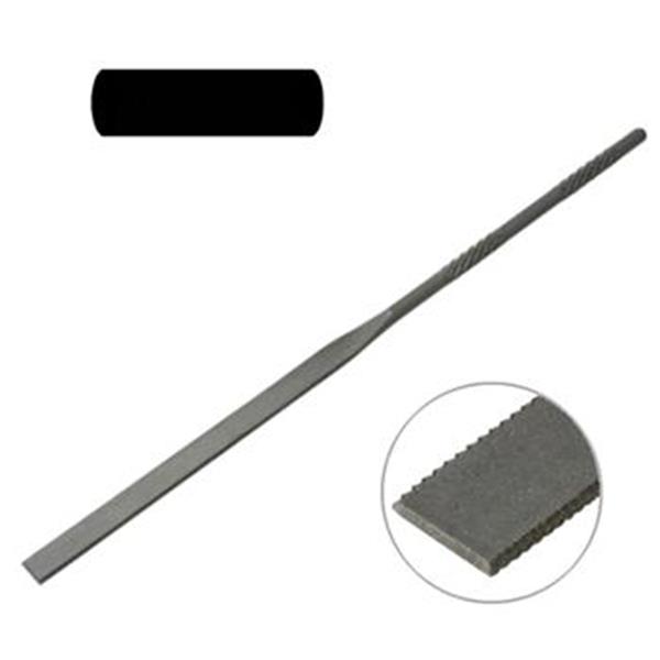Ajax 286213901410 - Pilník jehlový 140 mm plochý zaoblený, PJOZ, 5,8 x 1,3 mm, sek 1