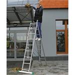 Alve 7507 - Žebřík  3,14m 2-dílný univerzální, hliníkový AL, 2x7 příček, EUROSTYL