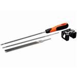 Bahco 168-COMBI-4.8 - Sada pilníků na ostření řetězů pil pr. 4,8 mm na řetěz .325" pro řetězové elektrické a benzínové pily