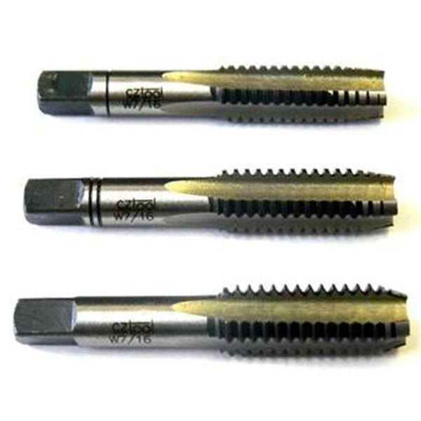 Bučovice Tools 111716 - Závitník sadový Whitworth W 7/16" -14 z/" SADA, Nástrojová ocel (NO), PN 8/3011