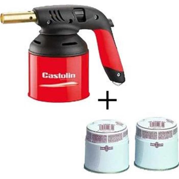 CASTOLIN 600 Piezo - Hořák (páječka) na měkké pájení + 2x kartuše