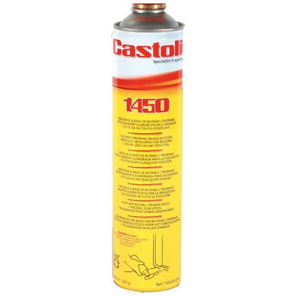 Castolin 600069 - Náplň plynová náhradní 1450 pro hořáky (bal. 380 ml / 220 g)