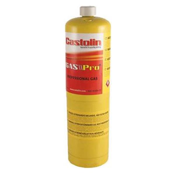 CASTOLIN 757038 - Plynová náplň GAS//Pro, vysoce účinný plyn pro všechny druhy pájení, 400g, max. 2100°C