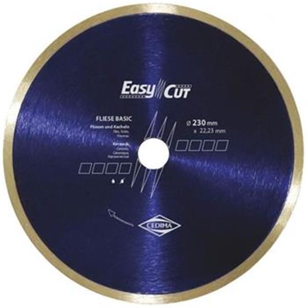 Cedima 50007018 - Kotouč řezný pr. 180x1,6x25,4 / 22,2 mm, diamantový, celoobvodový Fliese BASIC