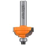 CMT Orange Tools C96408011 - Zaoblovací fréza vypouklá na dřevo pr 31,7x14,3mm, R=8 s ložiskem, stopka 8 mm