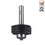 IGM F049-35581 - Falcovací žiletková fréza na dřevo pr. 34,9x12mm, s ložiskem, stopka 8 mm, HM žiletky
