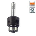 IGM F061-65581 - Radiusová žiletková fréza na dřevo pr. 28,8x24,0mm R=6,35, stopka 8 mm