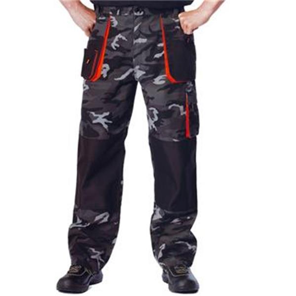 Kalhoty pracovní do pasu EMERTON Camouflage (vel.48) montérkové