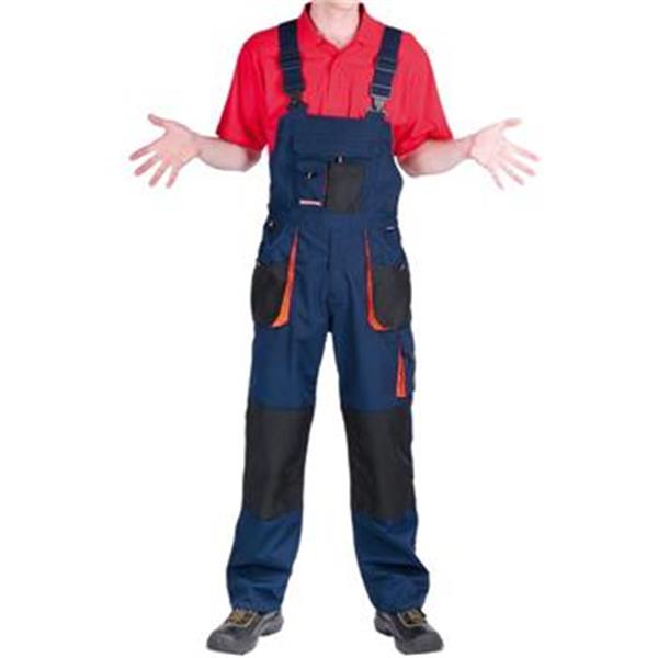Kalhoty pracovní s laclem EMERTON Navy (vel.50)