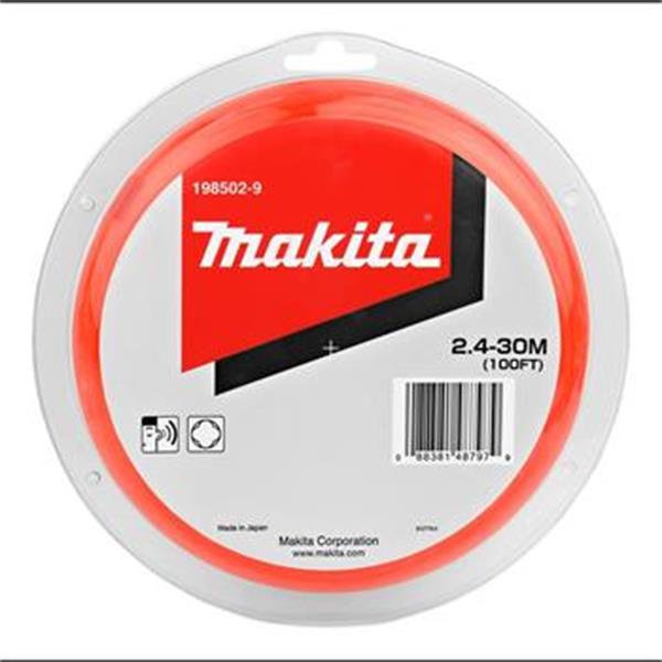 Makita 198502-9 - struna nylonová 2,4mm oranžová, 30m, speciální pro aku stroje (new E-01806)