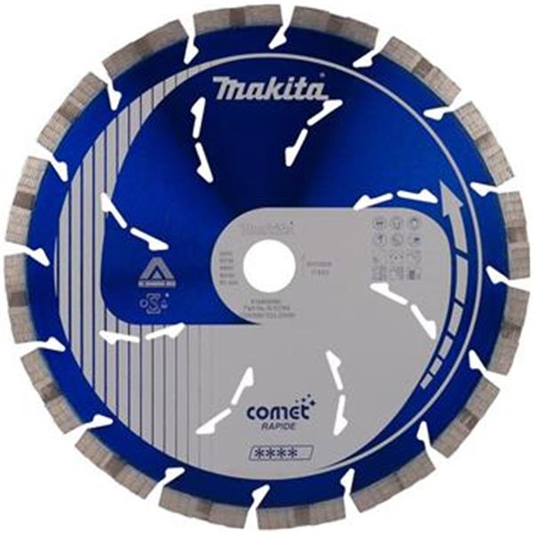 Makita B-12784 - Diamantový kotouč řezný pr. 230 mm upínací otvor 22,2 mm Comet Rapid Segment 3DDG (old B-12893)
