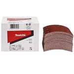 Makita P-42416 - Arch, brusný papír 114 x 102 mm, hrubost  40, 6-děr red na suchý zip (balení 50ks)