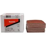 Makita P-42422 - Arch, brusný papír 114 x 102 mm, hrubost  60, 6-děr red na suchý zip (balení 50ks)