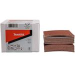 Makita P-42438 - Arch, brusný papír 114 x 102 mm, hrubost  80, 6-děr red na suchý zip (balení 50ks)