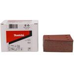 Makita P-42472 - Arch, brusný papír 114 x 102 mm, hrubost 180, 6-děr red na suchý zip (balení 50ks)