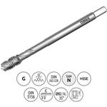 Narex Ždánice 041531632003000 - Závitník strojní  G  1/8" stoupání 28P na palec (") typ 3044 kód 4052, DIN 5156 