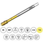 Narex Ždánice 041535318070000 - Závitník strojní  M 7,0x1,0mm typ 3044 kód 4060 TiN, ISO2 (6H), DIN 376