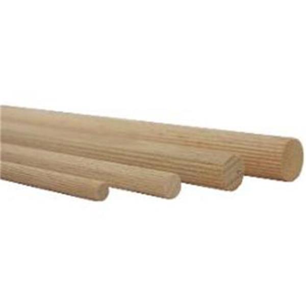 Pinie 101-12800 - Truhlářské kolíky (tyble) v tyči, tyčovina rýhovaná pr. 12 mm, délka 800mm (1 ks)