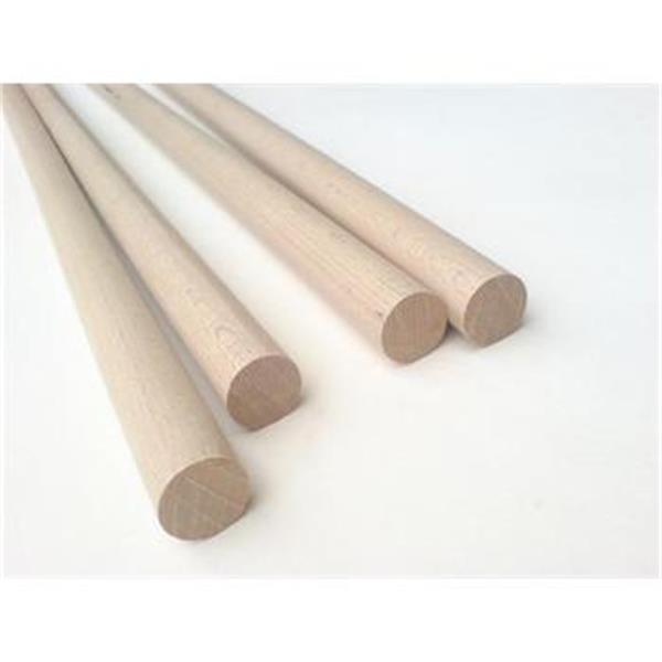 Pinie 102-12800 - Truhlářské kolíky (tyble) v tyči, tyčovina hladká pr. 12 mm, délka 800mm (1 ks)