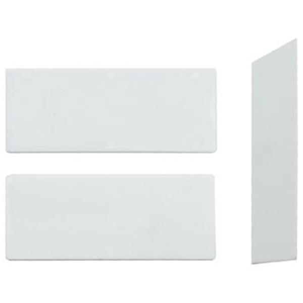 Podložka vymezovací plastová rozměr 41 x 100 mm tloušťka 1 mm, stavební, montážní barva mléčná, bílá