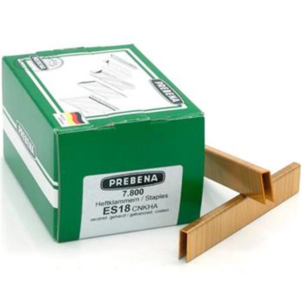 Prebena ES-18 CNK HA - Spony do sponkovačky výška 18 mm šíře 6,0 mm, (bal. 7 800ks)