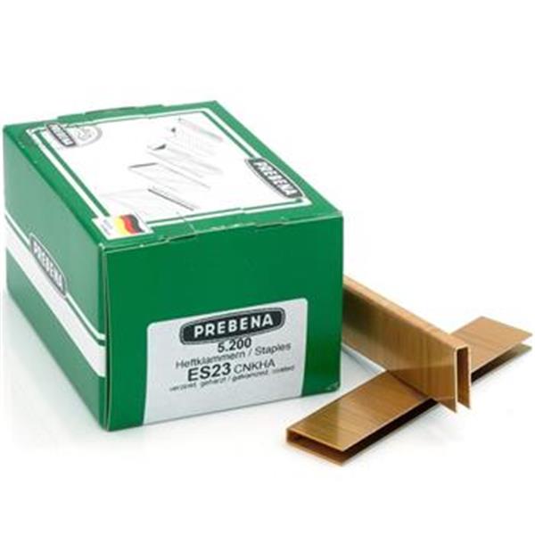 Prebena ES-23 CNK HA - Spony do sponkovačky výška 23 mm šíře 6,0 mm, (bal. 5 200ks)