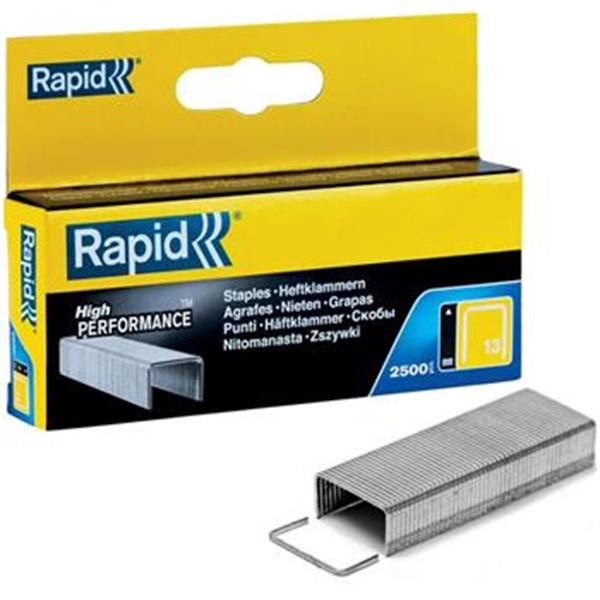 Rapid 11830725 - Spony do sponkovačky typ 13 výška 6 mm (balení 2500 ks, karton)