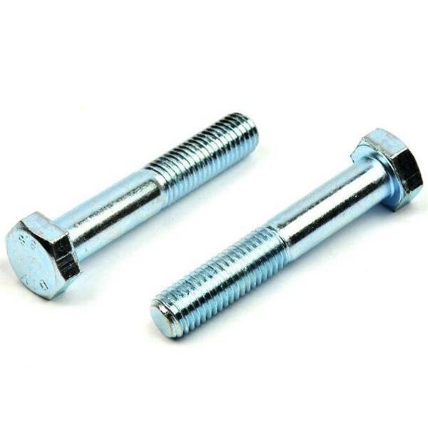 Šroub metrický M 5x 30 mm, šestihranná hlava, částečný závit, DIN 931, ocel tř. 8.8, zinek bílý, (100ks)