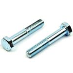 Šroub metrický M 5x 30 mm, šestihranná hlava, částečný závit, DIN 931, ocel tř. 8.8, zinek bílý, (100ks)