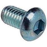 Šroub metrický M10 x 20 mm, s půlkulatou hlavou a vnitřním šestihr, ISO 7380, ocel 10,9, zinek bílý, (100ks)