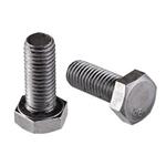 Šroub metrický M10 x 30 mm, šestihranná hlava, celý závit, DIN 933, ocel tř. 8.8, zinek bílý, (100ks)
