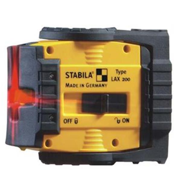 STABILA 17283 - LAX-200 Complete Set - Laser liniový, křížový samonivelační, přesnost ±0,3mm/m s přijímačem