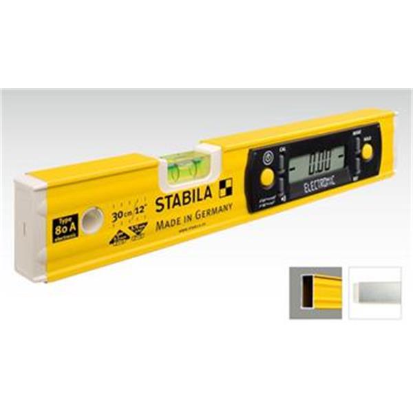 STABILA 17323 - Vodováha digitální 30cm, vysoká odolnost, Typ 80 A electronic