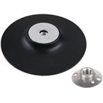 Talíř podložný pr. 115mm na úhlovou brusku závit M14, pro fíbr kotouč, černý, standard
