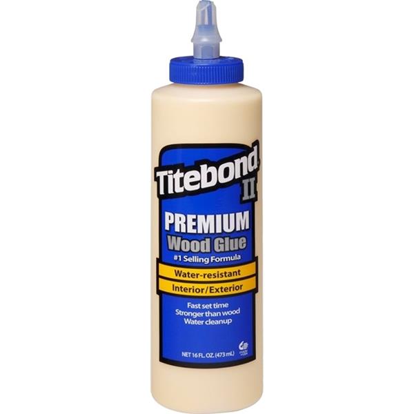 Titebond II Premium D3 - Voděodolné lepidlo na dřevo D3 (473ml) pro vnitřní a venkovní použití