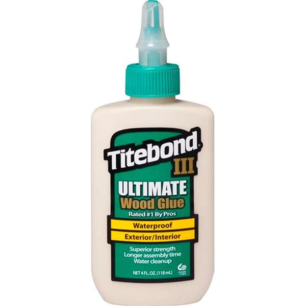 Titebond III Ultimate D4 - Extrémě voděodolné lepidlo na dřevo D4 (118ml) pro vnitřní i venkovní použití