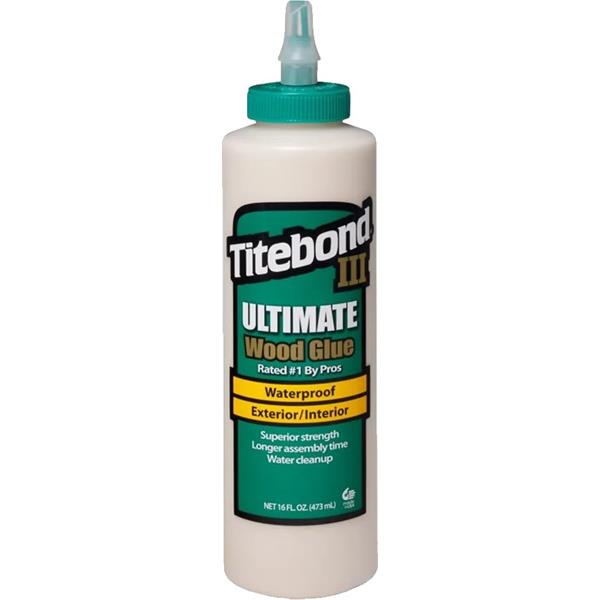 Titebond III Ultimate D4 - Extrémě voděodolné lepidlo na dřevo D4 (473ml) pro vnitřní i venkovní použití