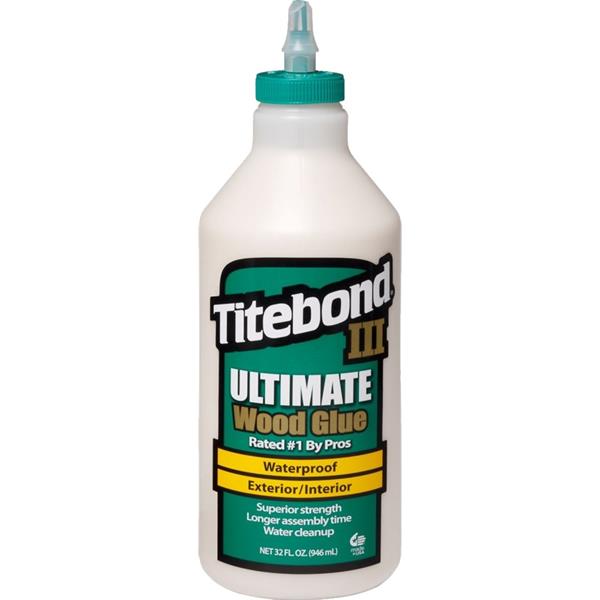 Titebond III Ultimate D4 - Extrémě voděodolné lepidlo na dřevo D4 (946ml) pro vnitřní i venkovní použití