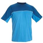 Triko pracovní STANMORE (vel.XXXXL) bavlněné, gr. 155, světle + tmavě modrá